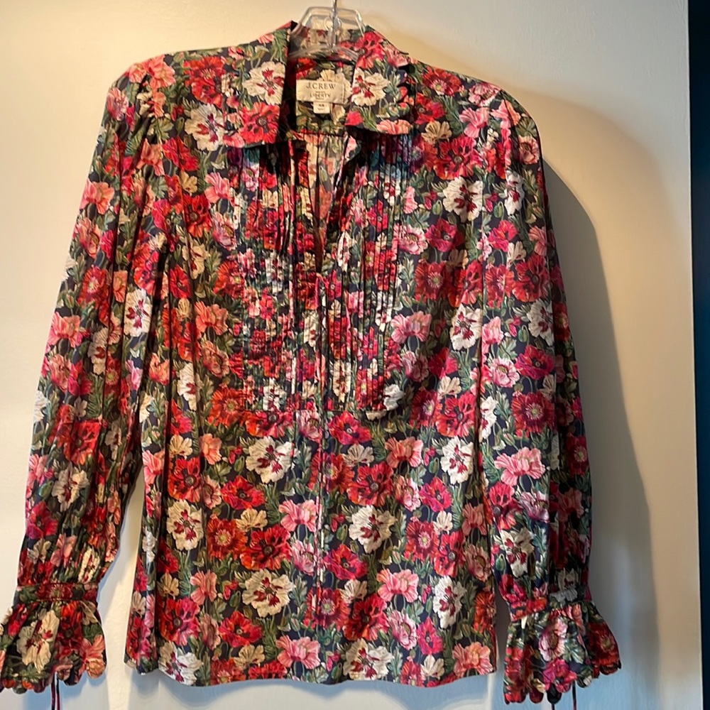JCrew floral shirt